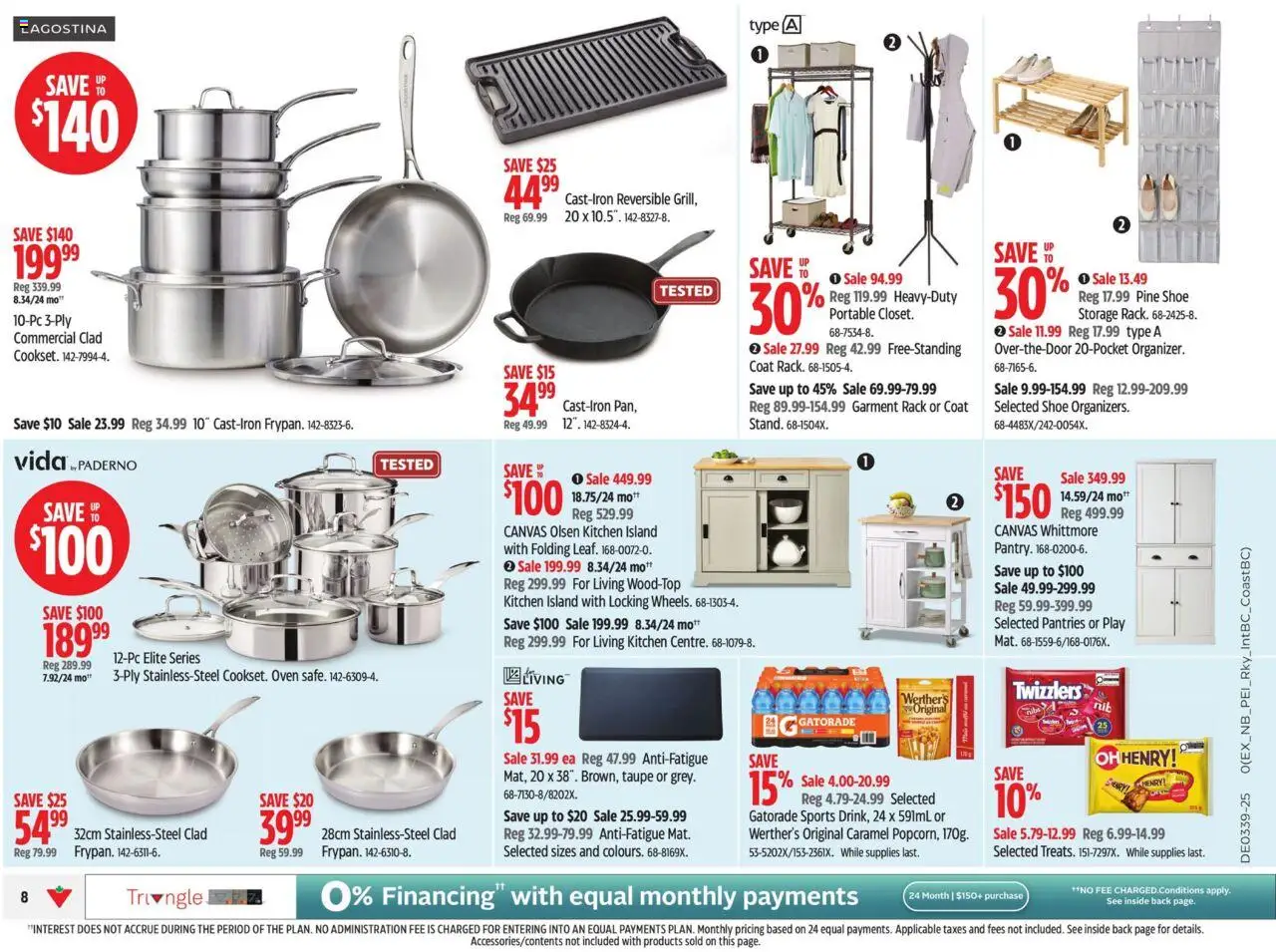 Canadian Tire flyer valid from 18.09.2025 | Page: 10 | Products: Oven, Coat