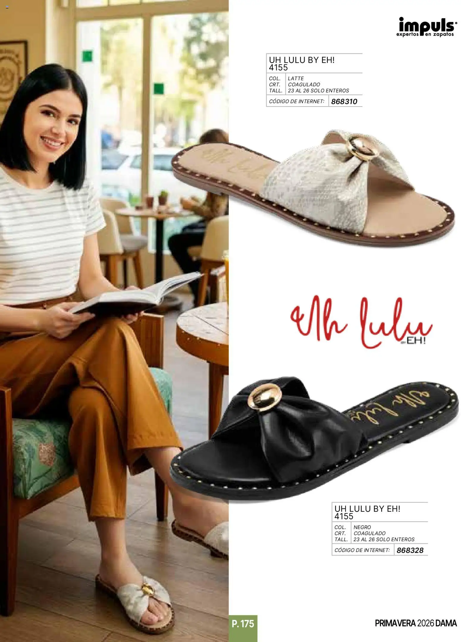 Nuevas ofertas de Impuls válidas en toda la República Mexicana desde el 01.01.2026. ¡Encuentra las mejores ofertas en Impuls catálogo Primavera! | Página: 177 | Productos: Zapatos