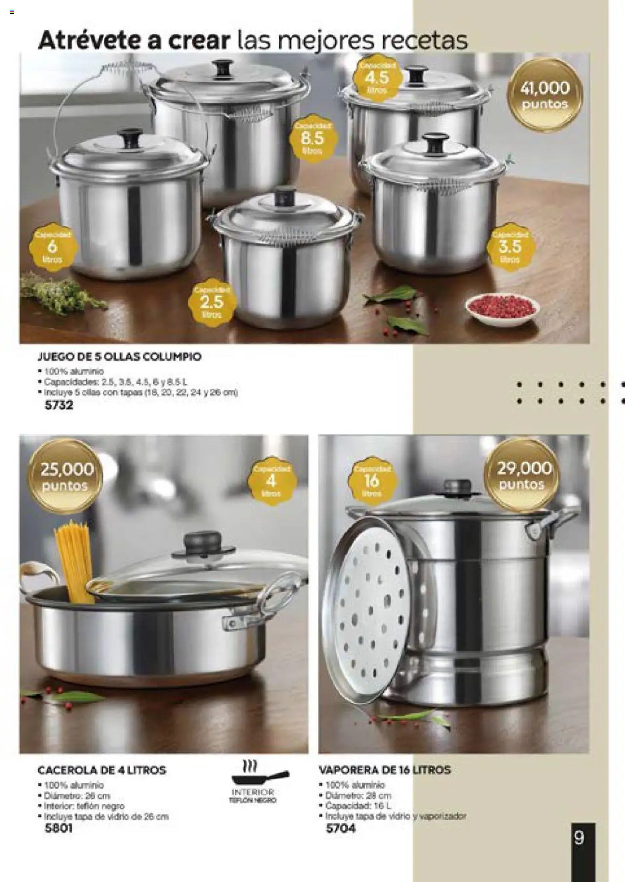 Nuevas ofertas de Fuller válidas en toda la República Mexicana desde el 13.06.2025. ¡Encuentra las mejores ofertas en Fuller catálogo Puntos! | Página: 9 | Productos: Columpio, Cacerola, Juego, Vaporera