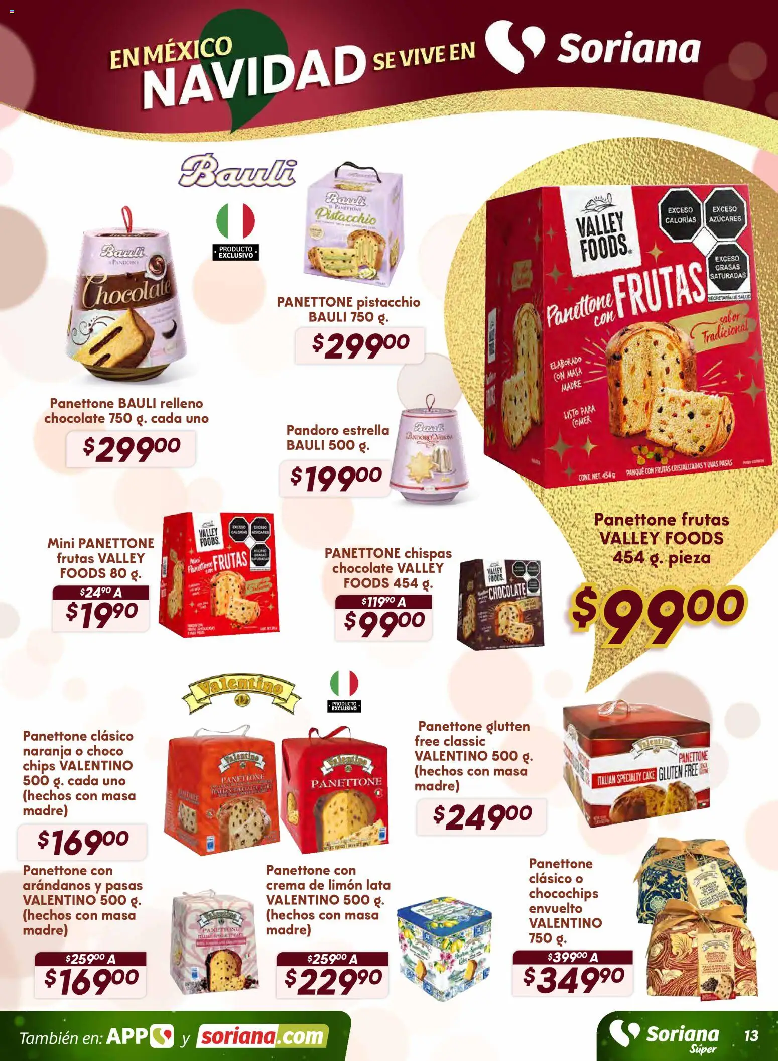 Nuevas ofertas de Soriana válidas en toda la República Mexicana desde el 13.11.2025. ¡Encuentra las mejores ofertas en Soriana - Preciazazaso Súper: Camp, Chia, Oax, Q. Roo, Tab, Yuc! | Página: 13 | Productos: Crema, Limón, Chocolate, Arándanos