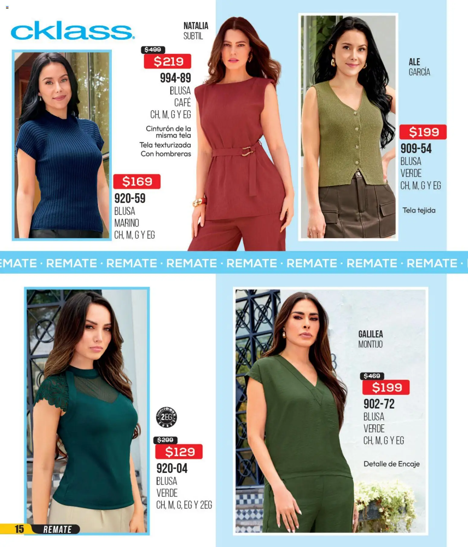 Nuevas ofertas de Cklass válidas en toda la República Mexicana desde el 14.04.2026. ¡Encuentra las mejores ofertas en Cklass catálogo 3X2 Digital Ropa! | Página: 16 | Productos: Blusa, Cinturón, Café