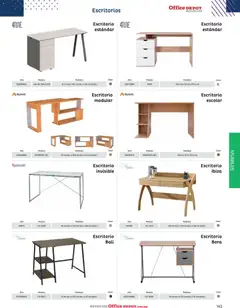 Vista previa de Office Depot catálogo 2026, nuevo folleto de la tienda, válido en México a partir del 12.01.2026 | Página: 145 | Productos: Escritorio, Modular
