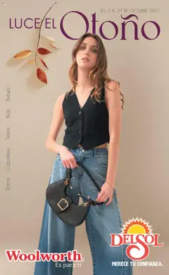 Vista previa de Del Sol y Woolworth - Catálogo Luce El Otoño, nuevo folleto de la tienda, válido en México a partir del 02.10.2025