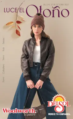 Vista previa de Del Sol y Woolworth - Catálogo Luce El Otoño, nuevo folleto de la tienda, válido en México a partir del 02.10.2025