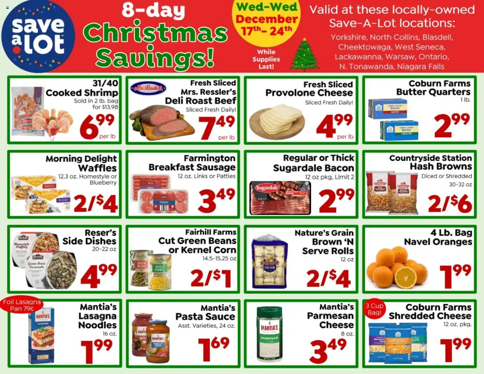 Save a Lot Weekly Ad - valid from 17.12.2025 | Page: 2 | Products: Pan, Butter, Cheese, Sauce