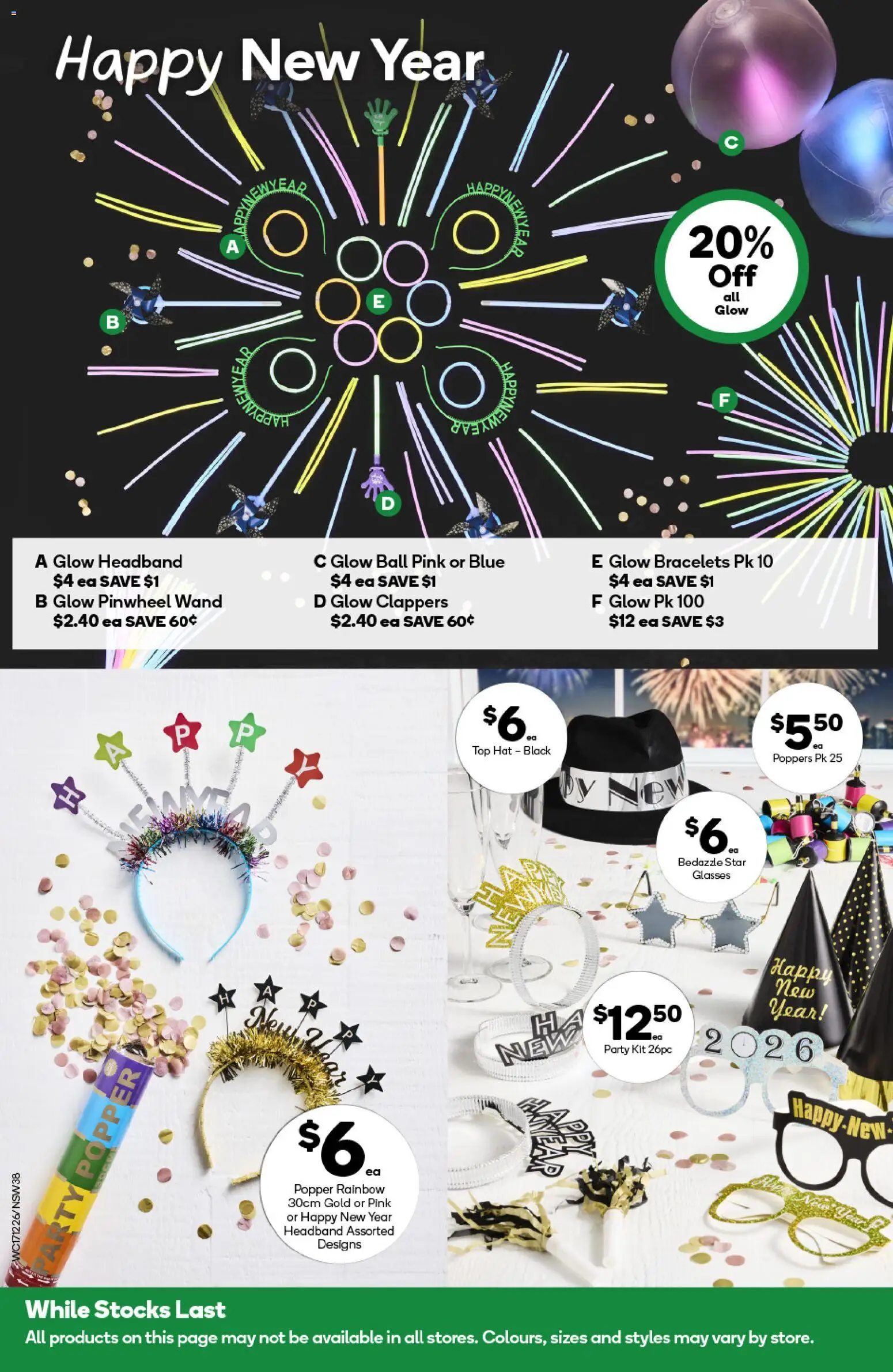 Woolworths catalogue - valid from 17.12.2025 | Page: 38 | Products: Headband, Hat, Glasses