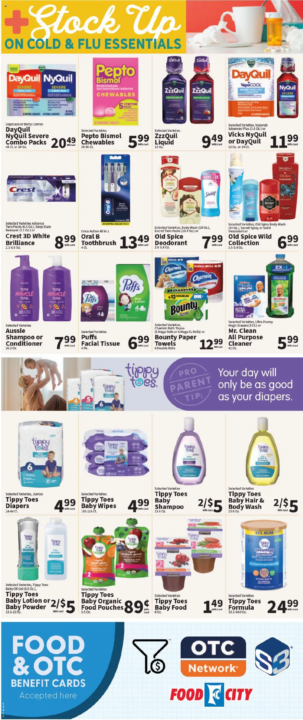Food City Weekly Ad - valid from 15.10.2025 | Page: 7 | Products: Bath, Shampoo, Toothbrush, Baby food