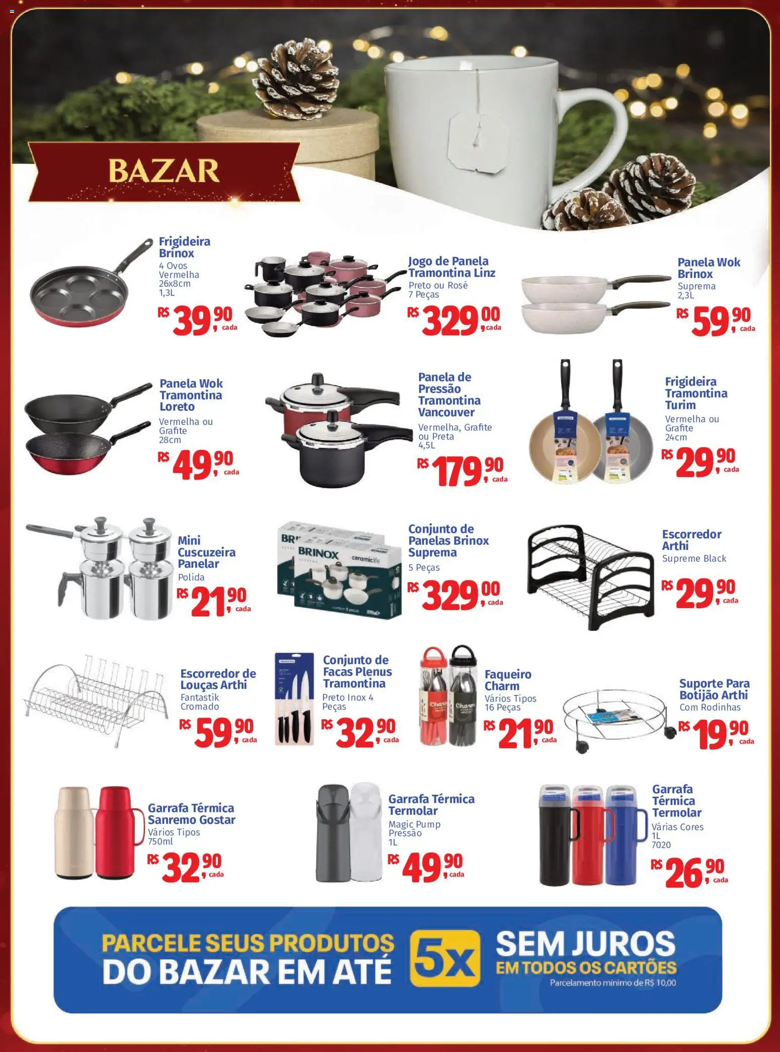 Mateus Folheto - válido de 05.12.2025 | Página: 3 | Produtos: Escorredor, Panela, Garrafa térmica, Ovos