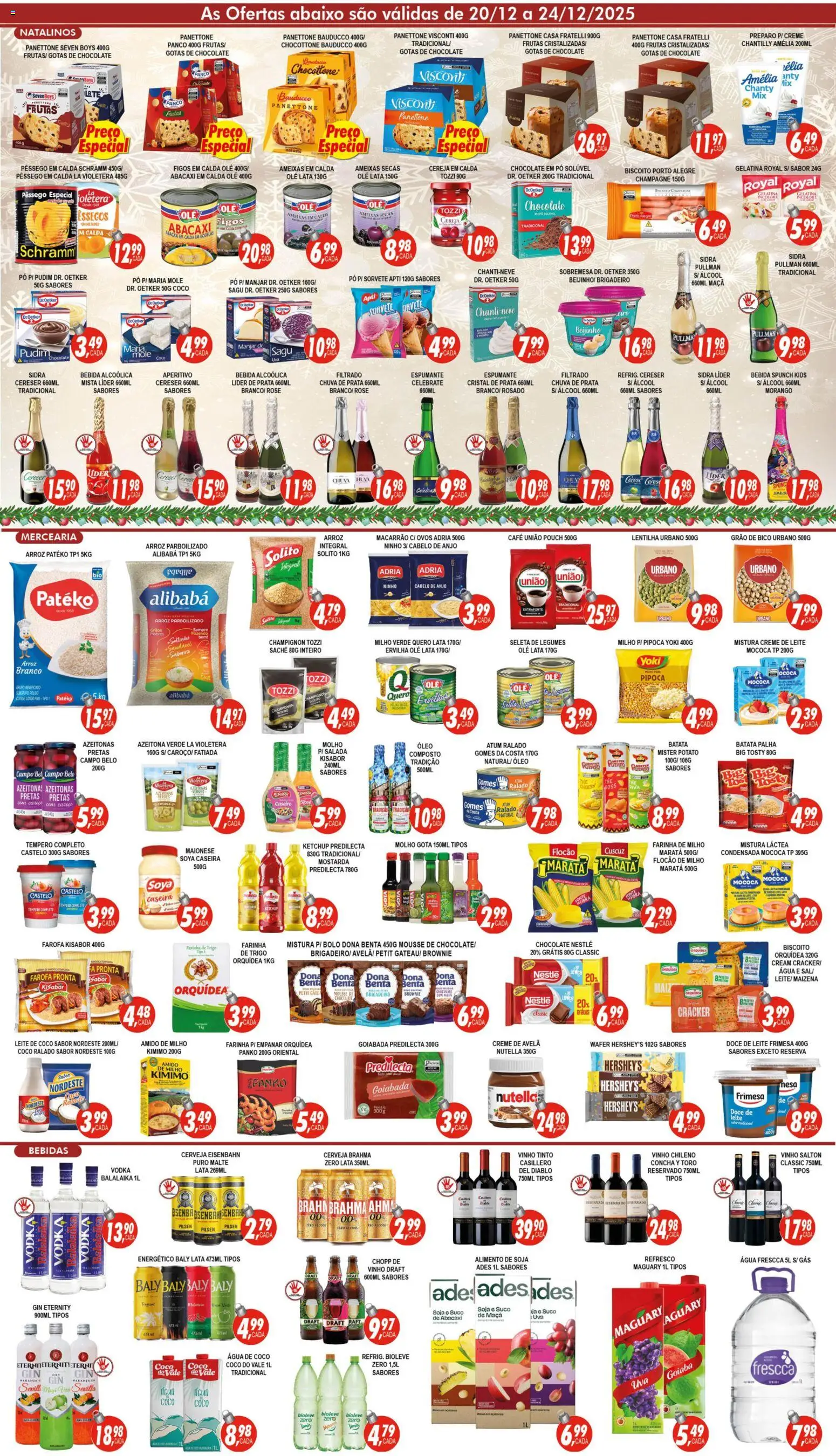 Kaçula Folheto - válido de 20.12.2025 | Página: 3 | Produtos: Farinha de trigo, Chocolate, Creme, Leite de coco