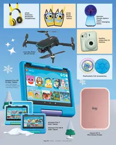 Preview of Fred Meyer weekly ads valid from 10.10.2025 | Page: 49 | Products: Battery, Printer, Headphones, Camera