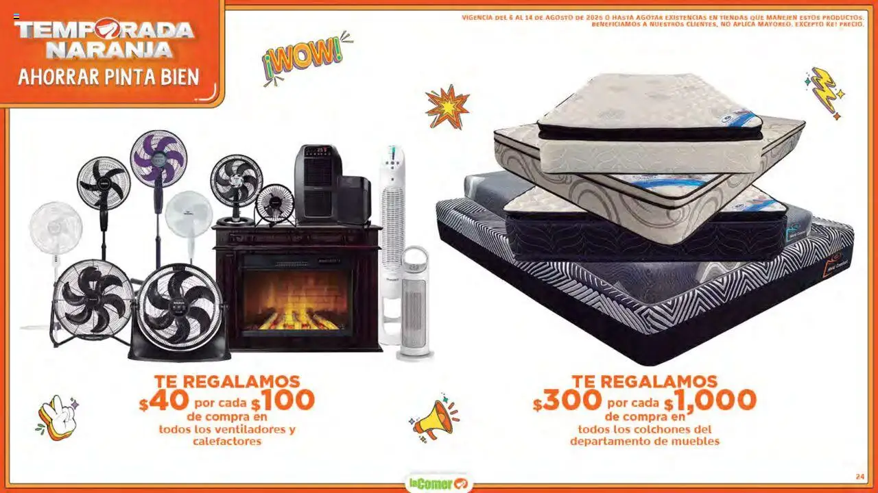 Nuevas ofertas de La Comer válidas en toda la República Mexicana desde el 06.08.2025. ¡Encuentra las mejores ofertas en La Comer - Folleto! | Página: 24 | Productos: Té