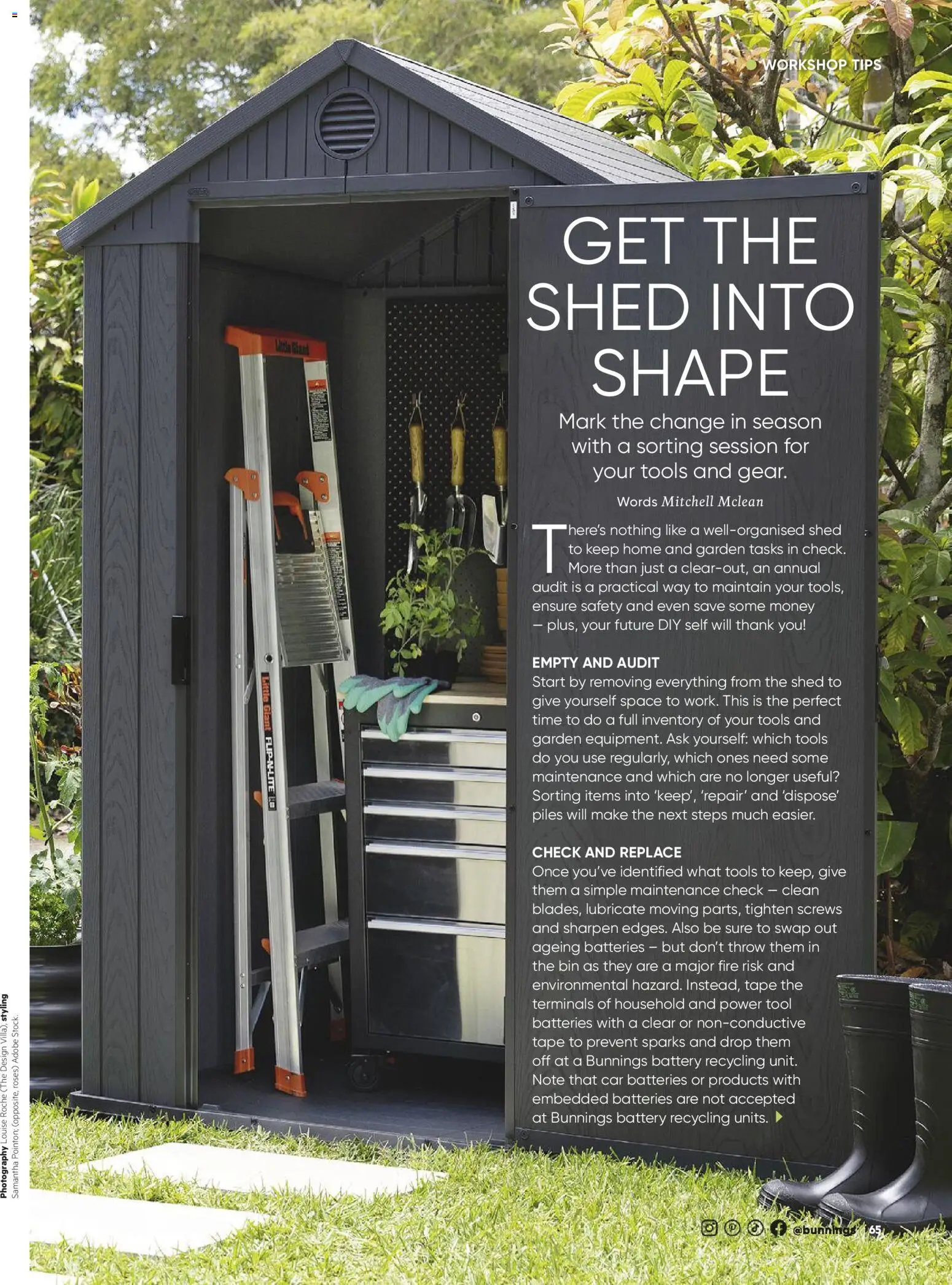 Bunnings Warehouse catalogue - valid from 01.03.2026 | Page: 65 | Products: Battery, Household, Batteries, Tools