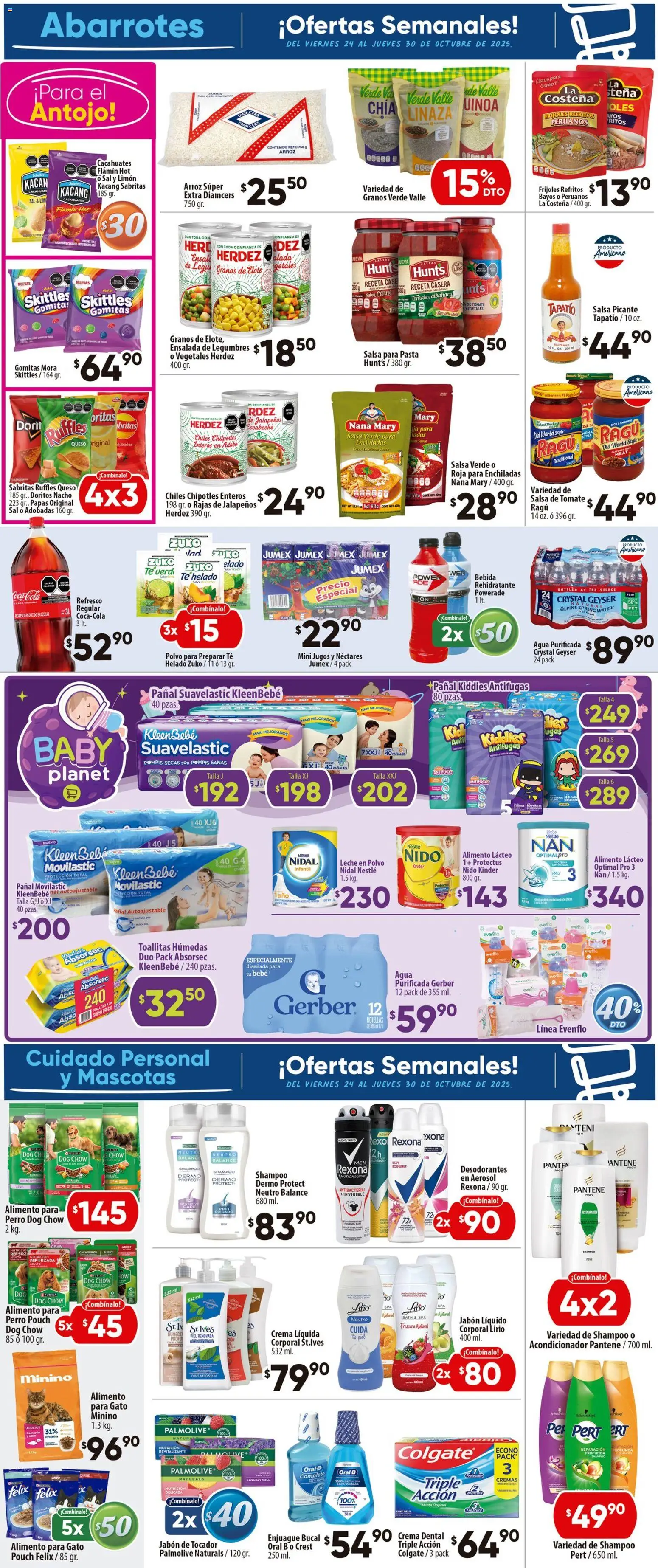 Nuevas ofertas de Calimax válidas en toda la República Mexicana desde el 24.10.2025. ¡Encuentra las mejores ofertas en Calimax - Folleto Mexicali! | Página: 5 | Productos: Enjuague bucal, Leche en polvo, Jabón líquido, Acondicionador
