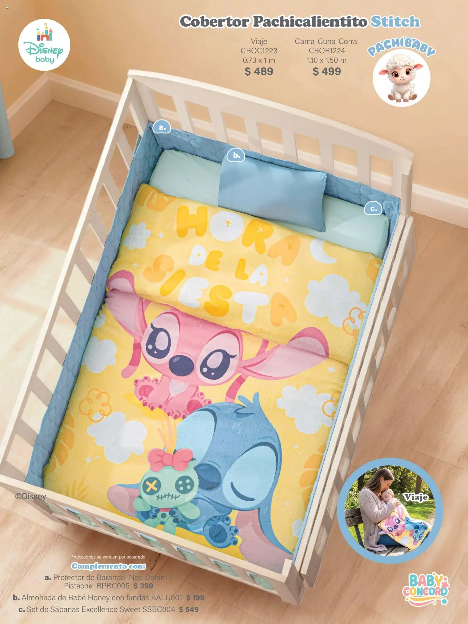 Nuevas ofertas de Colchas Concord válidas en toda la República Mexicana desde el 01.02.2026. ¡Encuentra las mejores ofertas en Colchas Concord catálogo Baby! | Página: 30 | Productos: Cobertor, Almohada, Sabanas