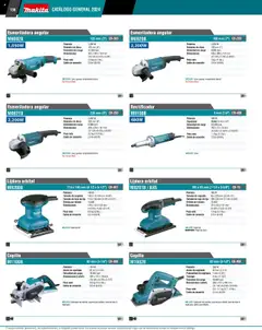 Vista previa de Makita - Catálogo, nuevo folleto de la tienda, válido en México a partir del 04.09.2025 | Página: 136 | Productos: Cepillo, Cable, Disco, Llave