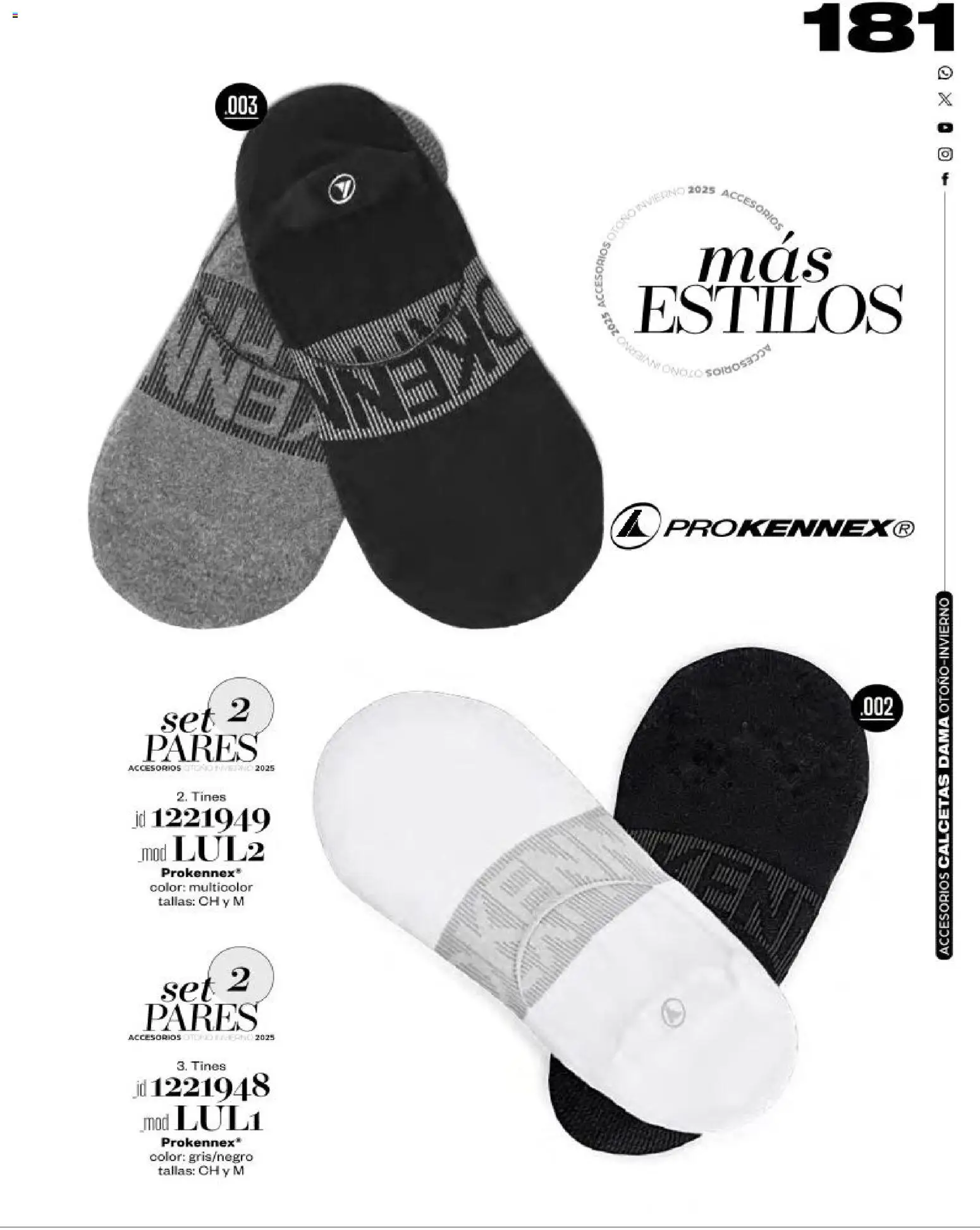 Nuevas ofertas de Price Shoes válidas en toda la República Mexicana desde el 03.11.2025. ¡Encuentra las mejores ofertas en Price Shoes catálogo Accesorios! | Página: 181 | Productos: Calcetas