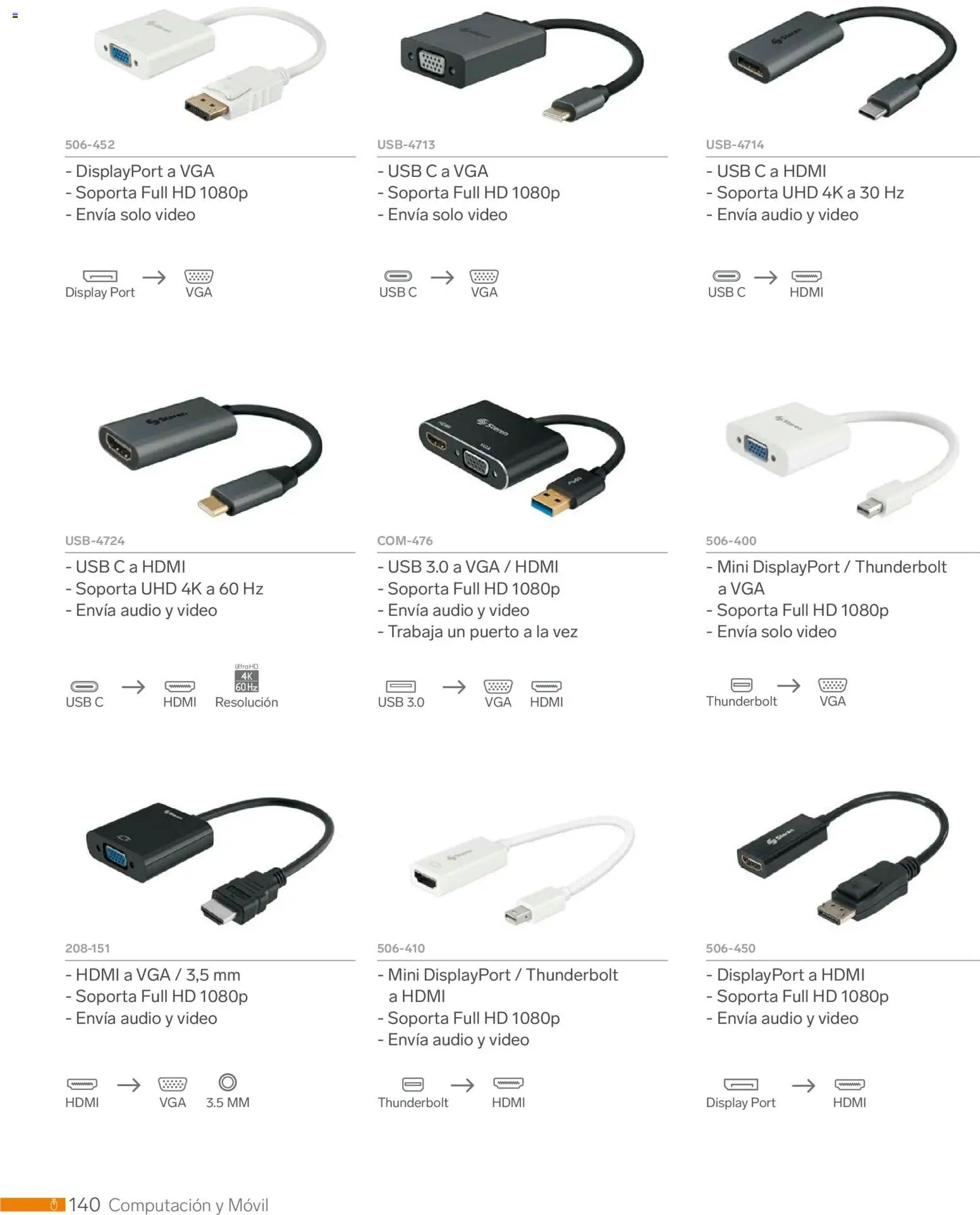 Nuevas ofertas de Steren válidas en toda la República Mexicana desde el 01.01.2026. ¡Encuentra las mejores ofertas en Steren catálogo! | Página: 152 | Productos: Usb, Audio, Movil, Video