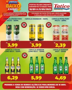 Tatico Folheto - válido de 18.09.2025 | Página: 5 | Produtos: Refresco, Eisenbahn, Arroz, Baixo