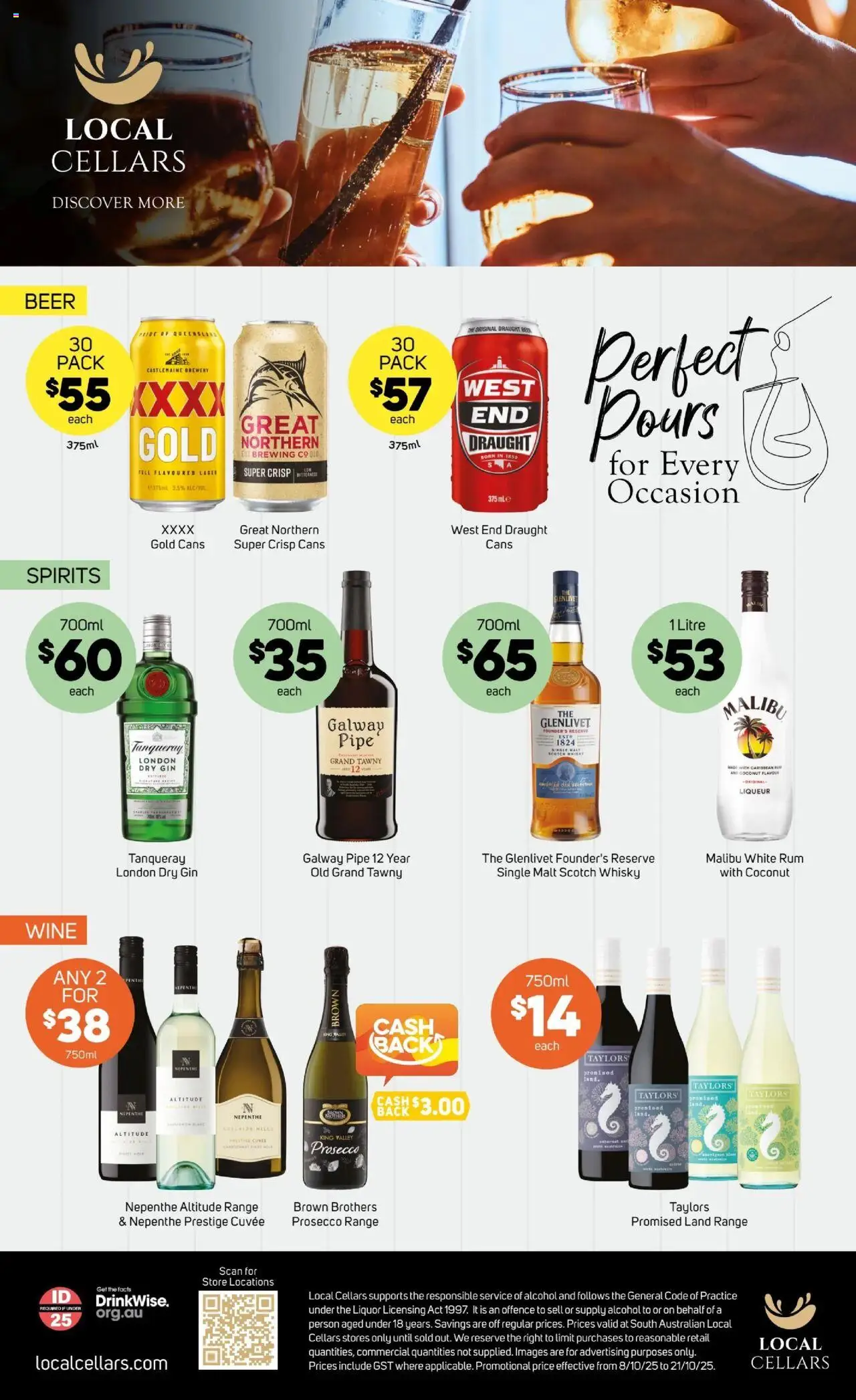 Foodland catalogue - valid from 08.10.2025 | Page: 31 | Products: Beer, Gin, Rum, Scotch