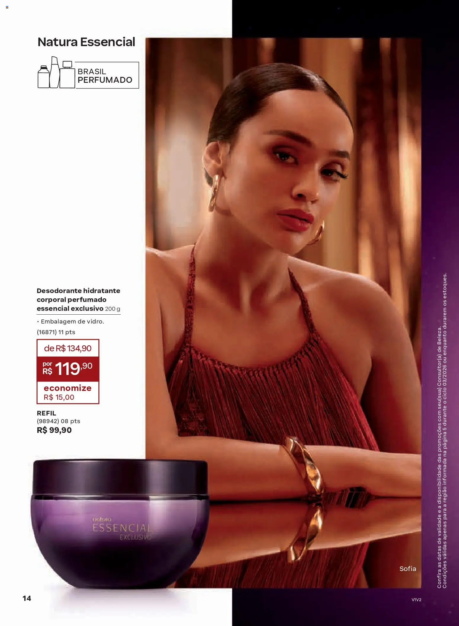 Natura Folheto - válido de 04.02.2026 | Página: 14 | Produtos: Hidratante corporal, Desodorante