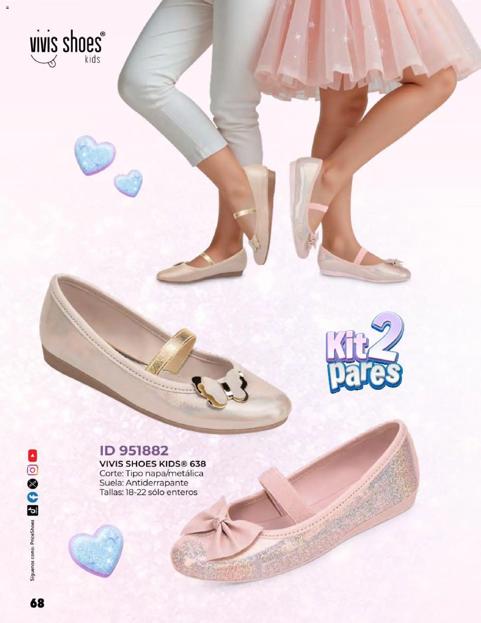 Nuevas ofertas de Price Shoes válidas en toda la República Mexicana desde el 27.10.2025. ¡Encuentra las mejores ofertas en Price Shoes catálogo Kids todo en uno! | Página: 68