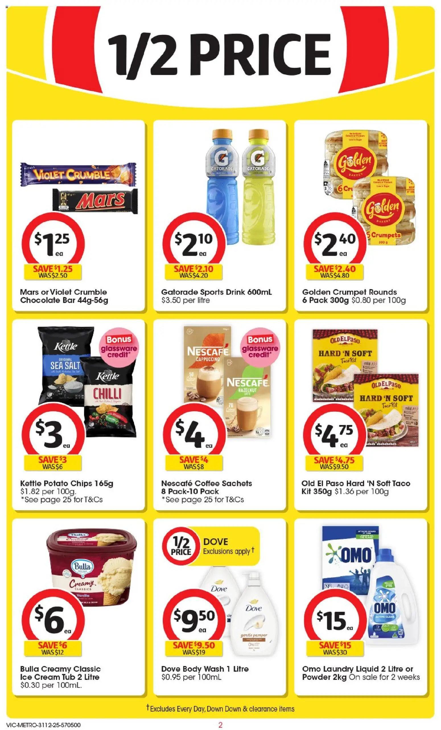 Coles catalogue - valid from 31.12.2025 | Page: 3 | Products: Coffee, Chocolate, Ice cream, Bakery