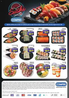 Comper - Ofertas Sushi - Pré-Visualização do folheto da loja Comper, válido de 12.09.2025
