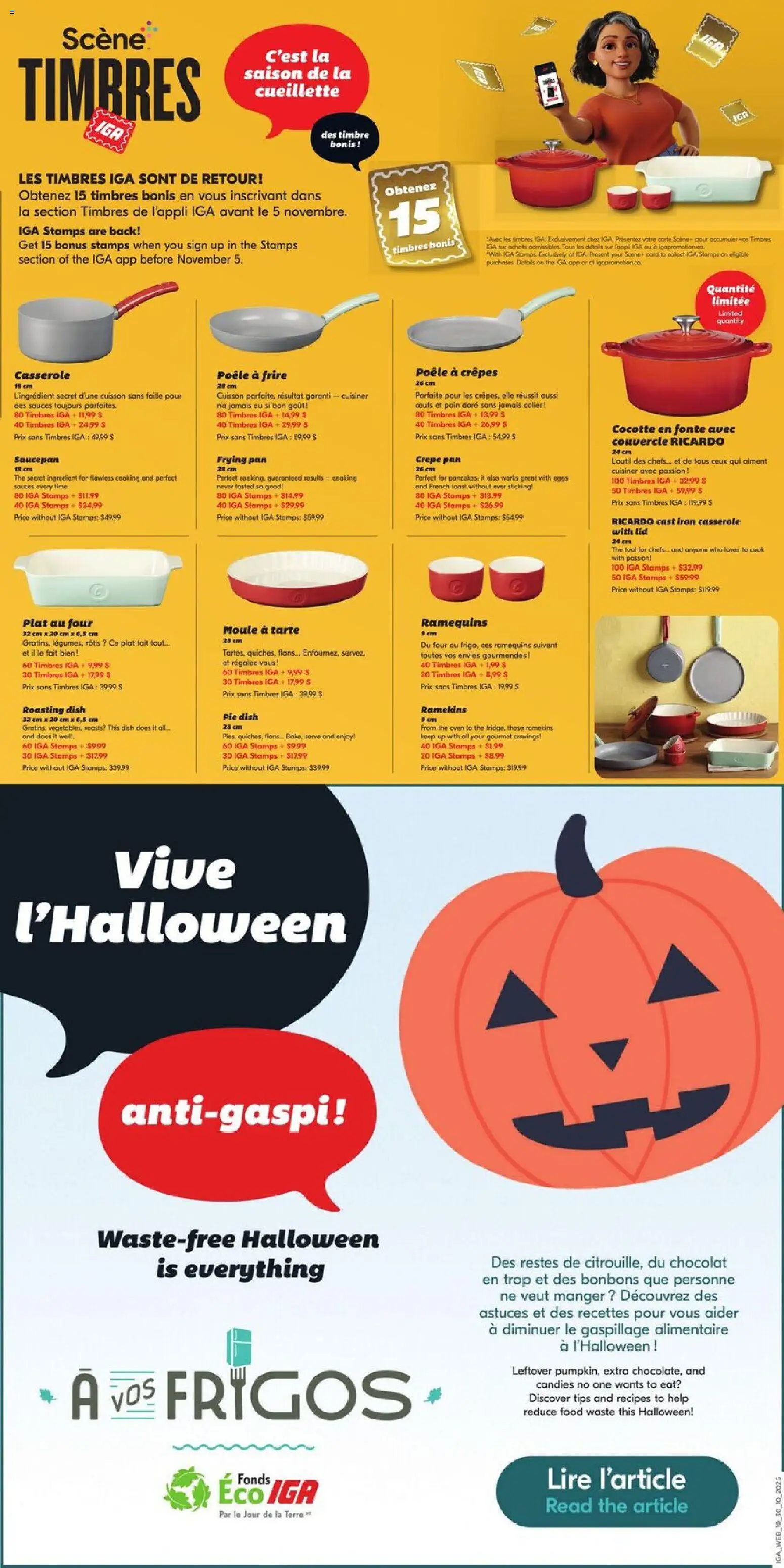 IGA flyer valid from 30.10.2025 | Page: 13 | Products: Candies, Oven, Iron, Eggs