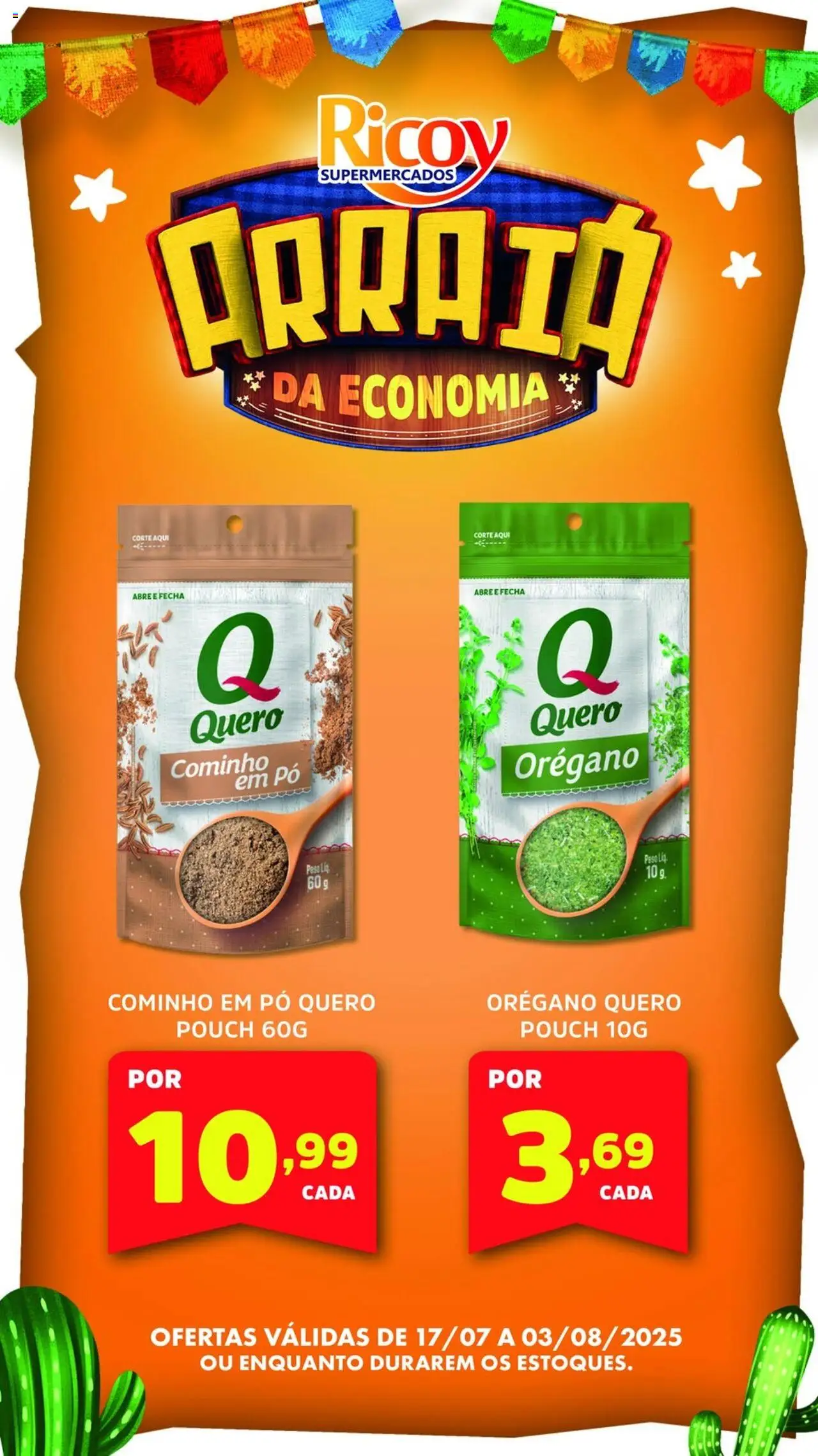 Ricoy Folheto - válido de 17.07.2025 | Página: 3 | Produtos: Pó, Cominho, Orégano