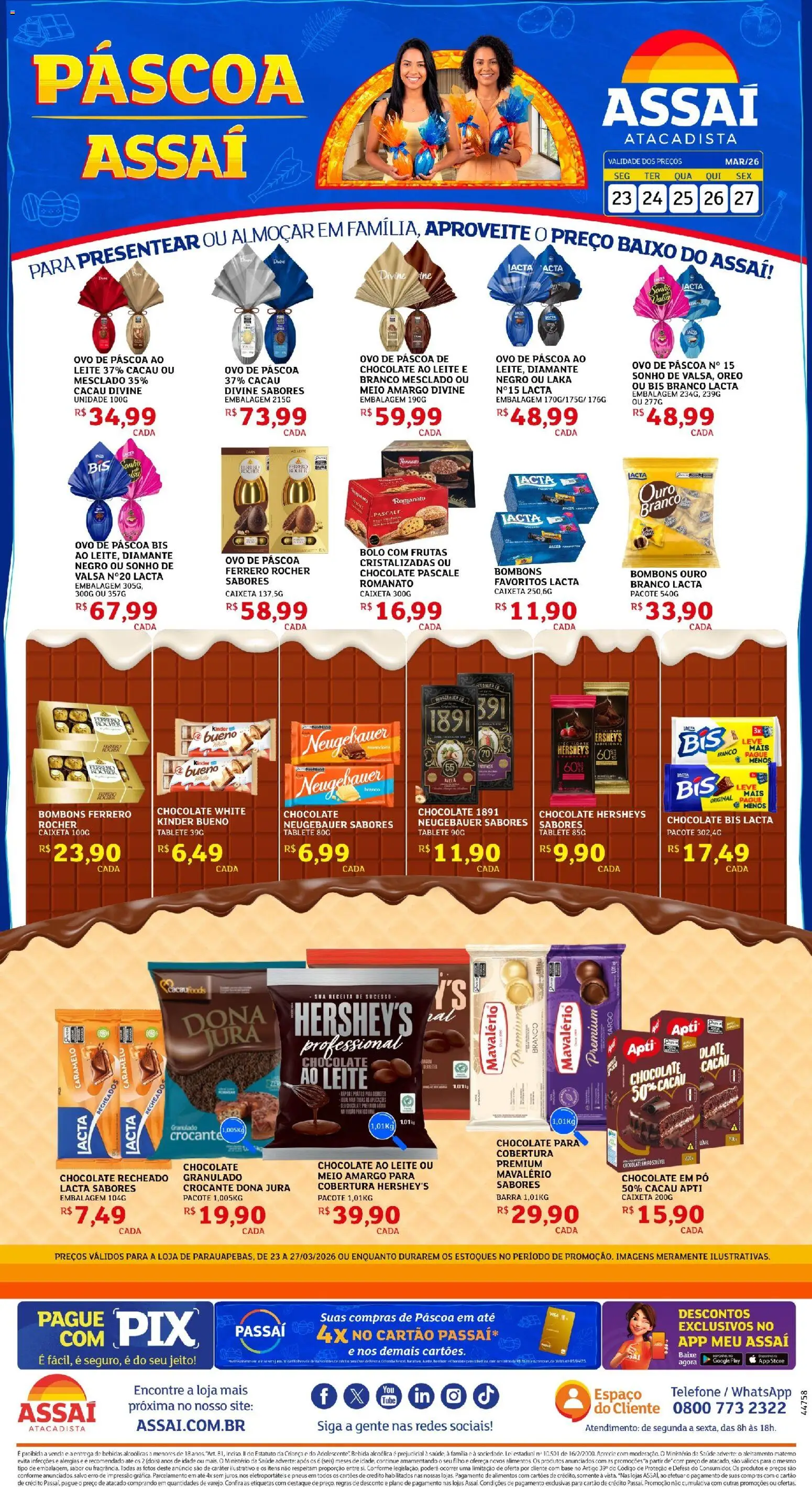 Assaí Atacadista Folheto - válido de 23.03.2026 | Página: 1