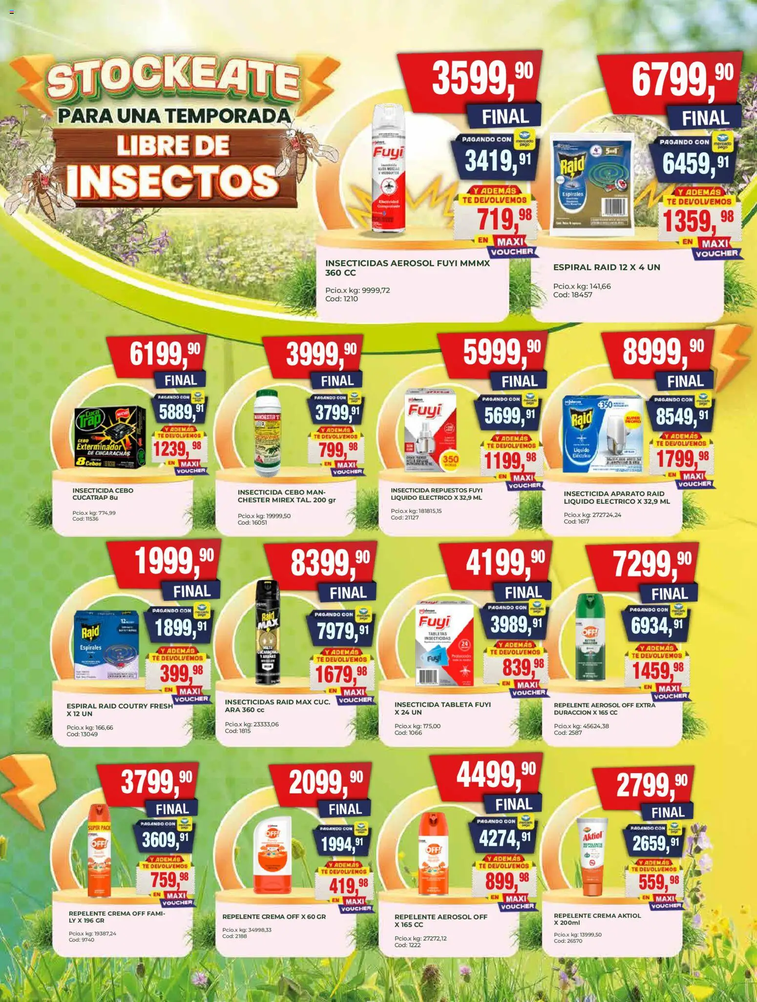 Maxiconsumo ofertas │ válido desde el 02.03.2026 | Página: 26 | Productos: Repelente, Insecticida, Té, Crema