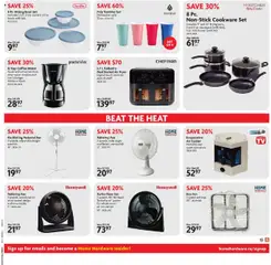 Home Hardware flyer valid from 03.07.2025 | Page: 19 | Products: Dishwasher, Fan, Box, Basket