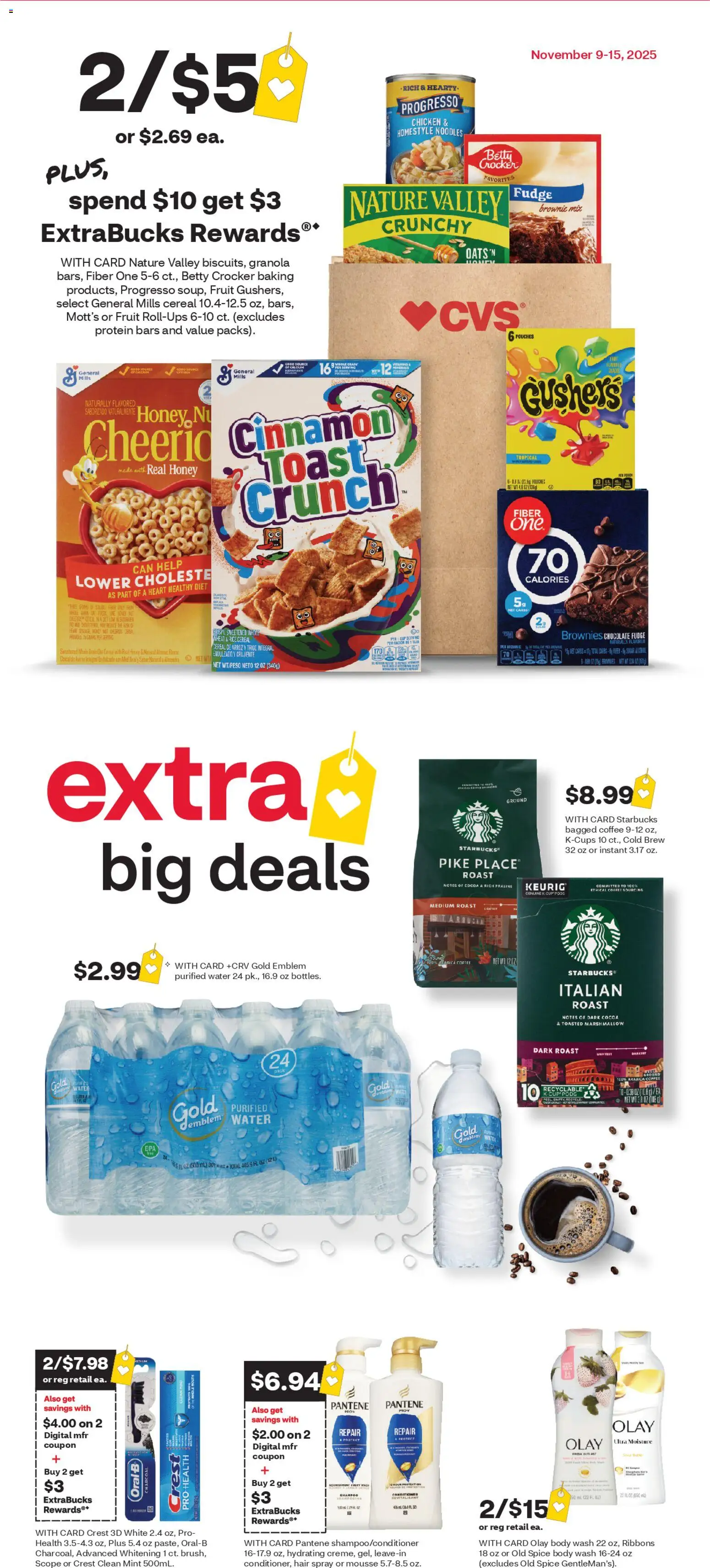 CVS Pharmacy Weekly Ad - NM - valid from 09.11.2025 | Page: 1 | Products: Ribbons, Rice, Noodles, Body Wash