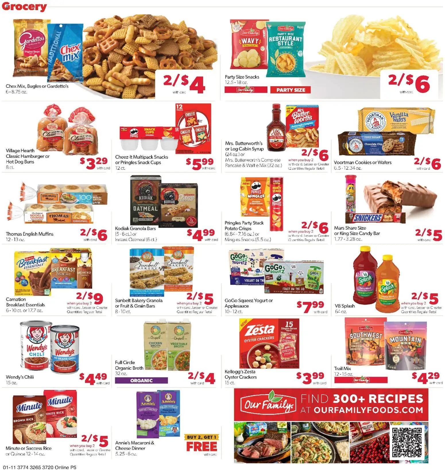 Family Fare Weekly Ad - IA - valid from 11.01.2026 | Page: 10 | Products: Yogurt, Beef, Sugar, Chocolate Chip