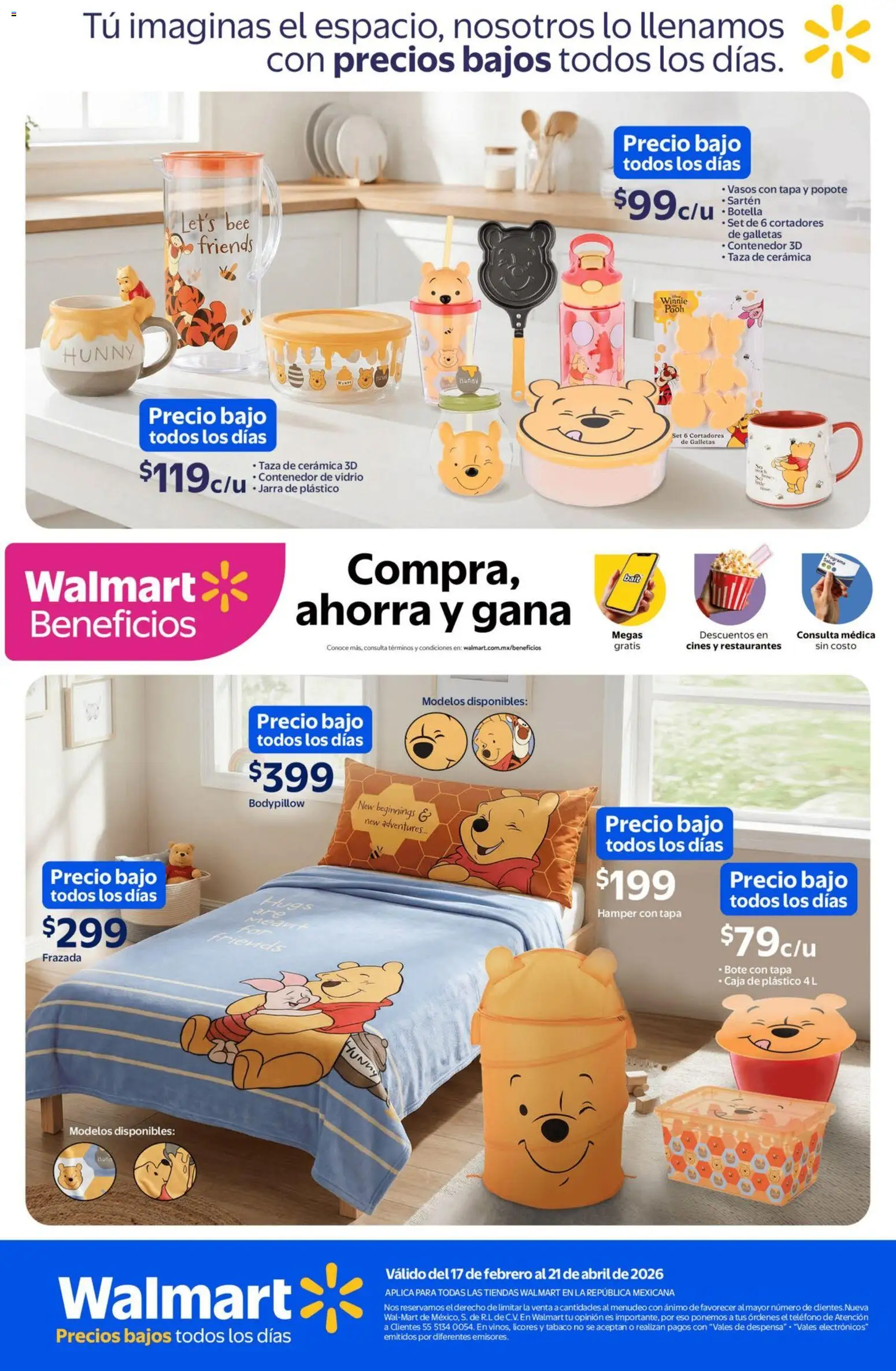 Nuevas ofertas de Walmart válidas en toda la República Mexicana desde el 17.02.2026. ¡Encuentra las mejores ofertas en Walmart catálogo Precios bajos! | Página: 13 | Productos: Taza, Botella, Despensa, Jarra