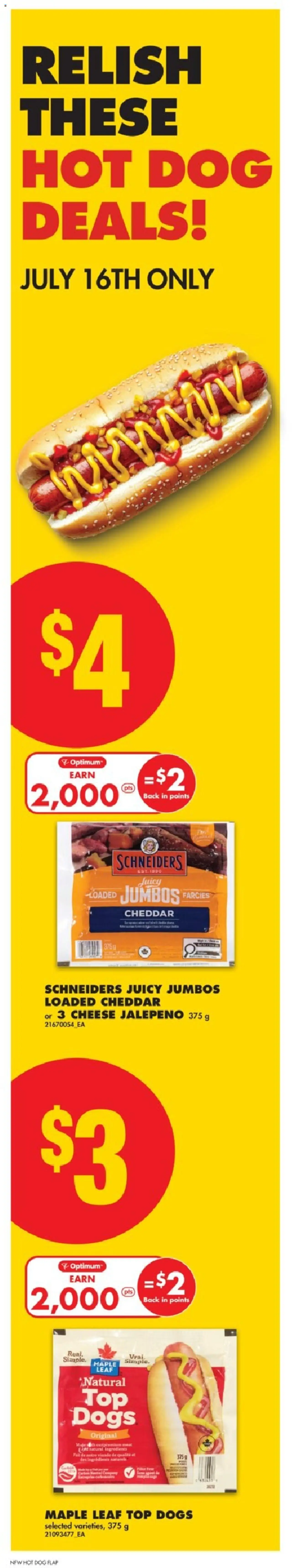 No Frills flyer valid from 10.07.2025 | Page: 1 | Products: Cheese