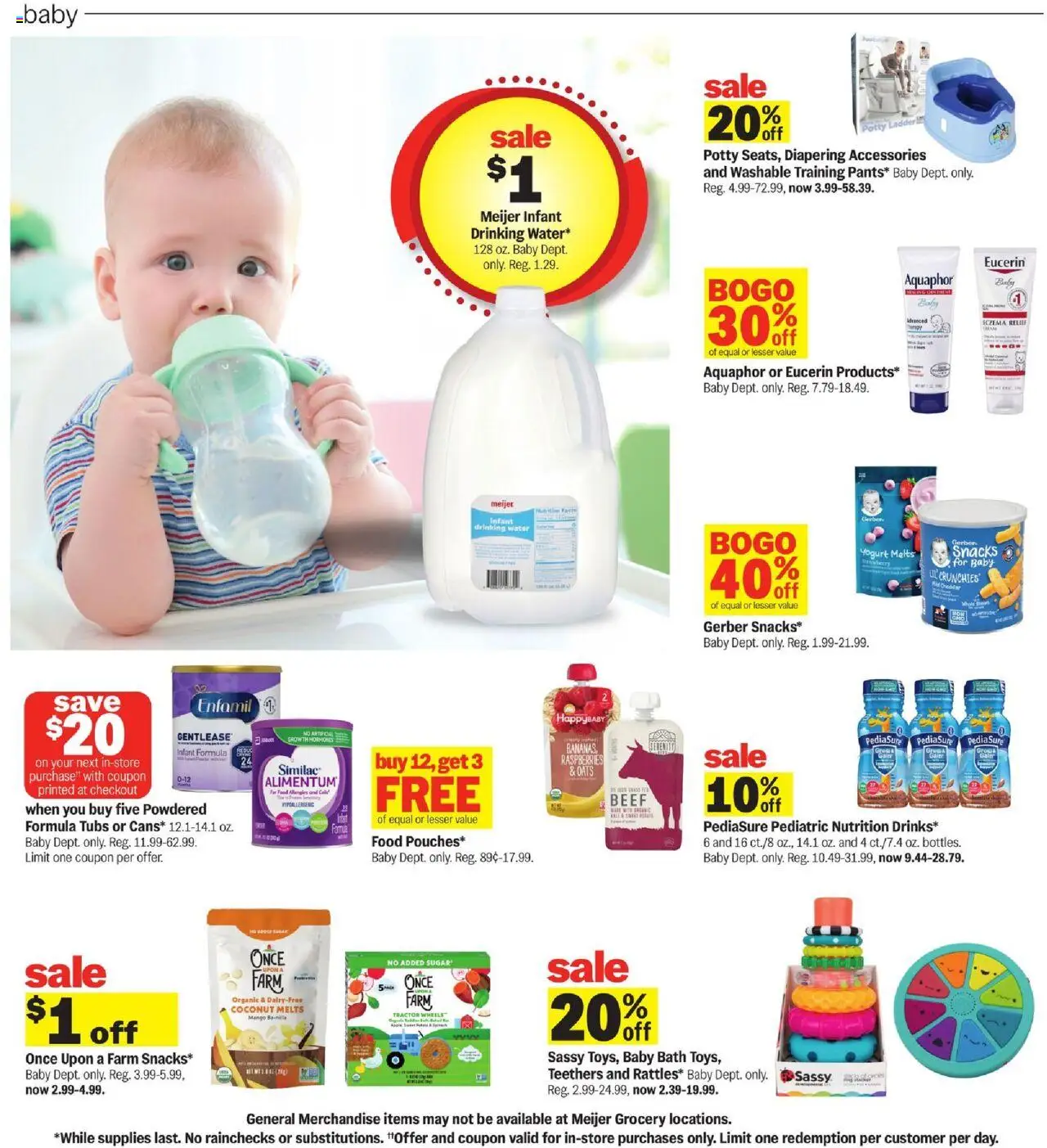 Meijer Weekly Ad - valid from 10.08.2025 | Page: 32 | Products: Bath, Beef, Water, Mango