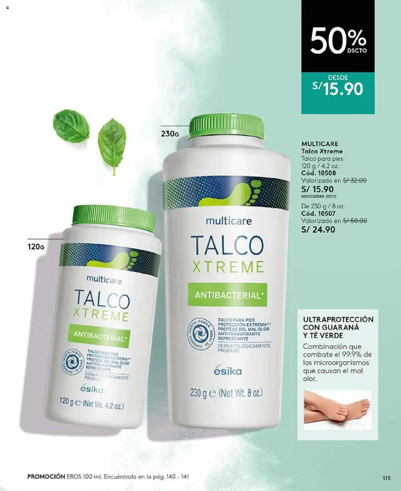 Catálogo Ésika válido desde 23.06.2025 | Página: 115 | Productos: Antitranspirante, Té