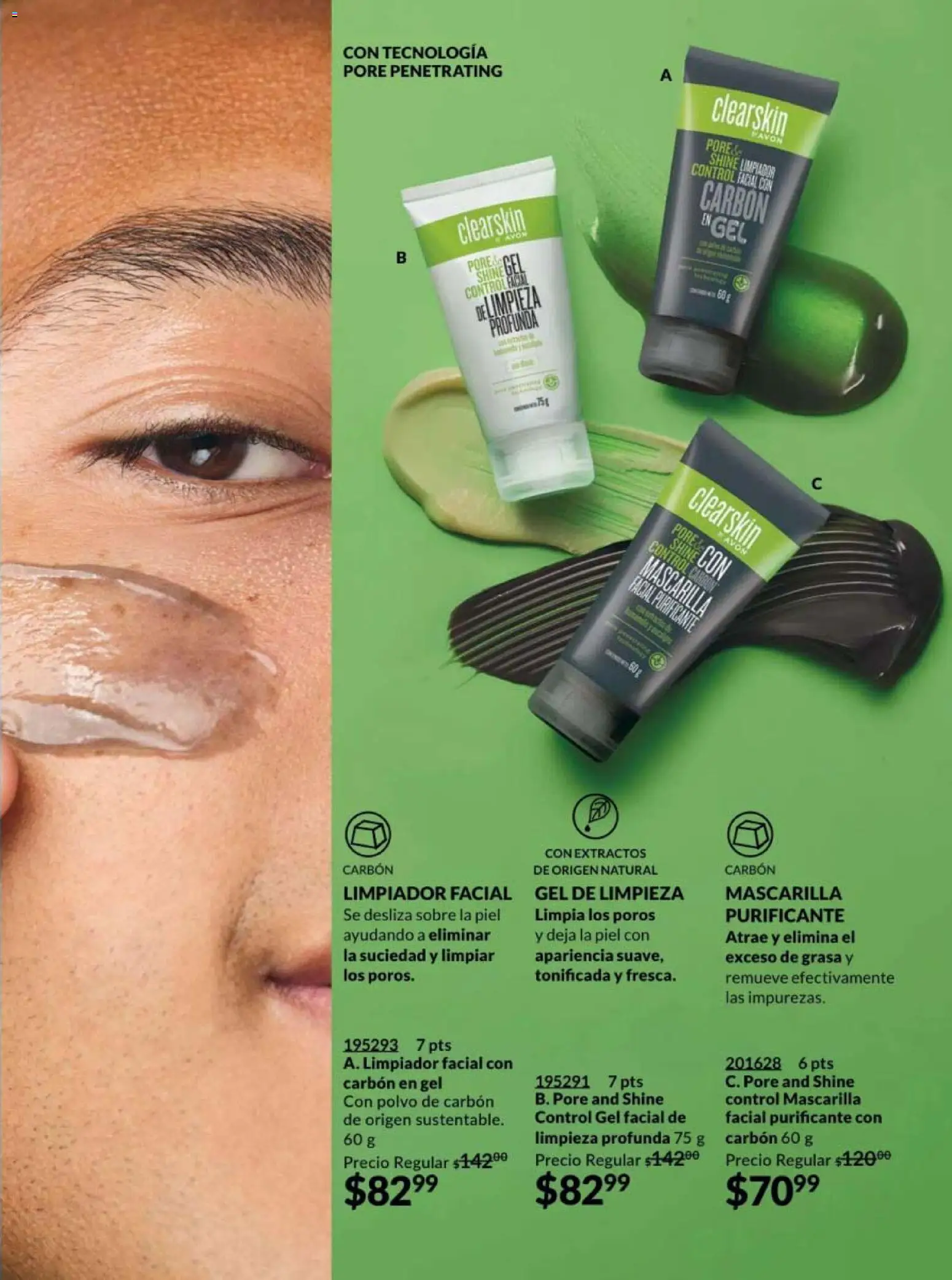 Nuevas ofertas de AVON válidas en toda la República Mexicana desde el 13.03.2026. ¡Encuentra las mejores ofertas en AVON campaña 5 2026! | Página: 157 | Productos: Limpiador, Limpiador facial, Mascarilla, Polvo