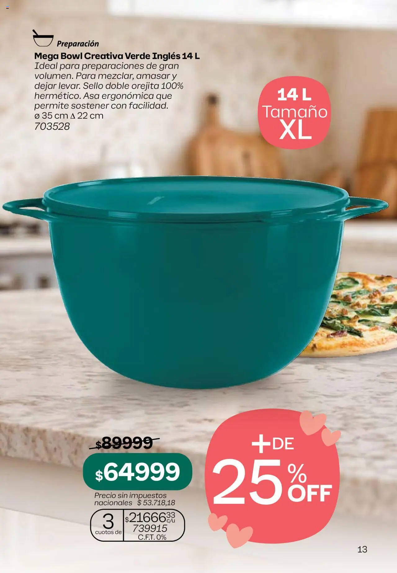 Tupperware Folleto │ válido desde el 08.09.2025 | Página: 14 | Productos: Bowl