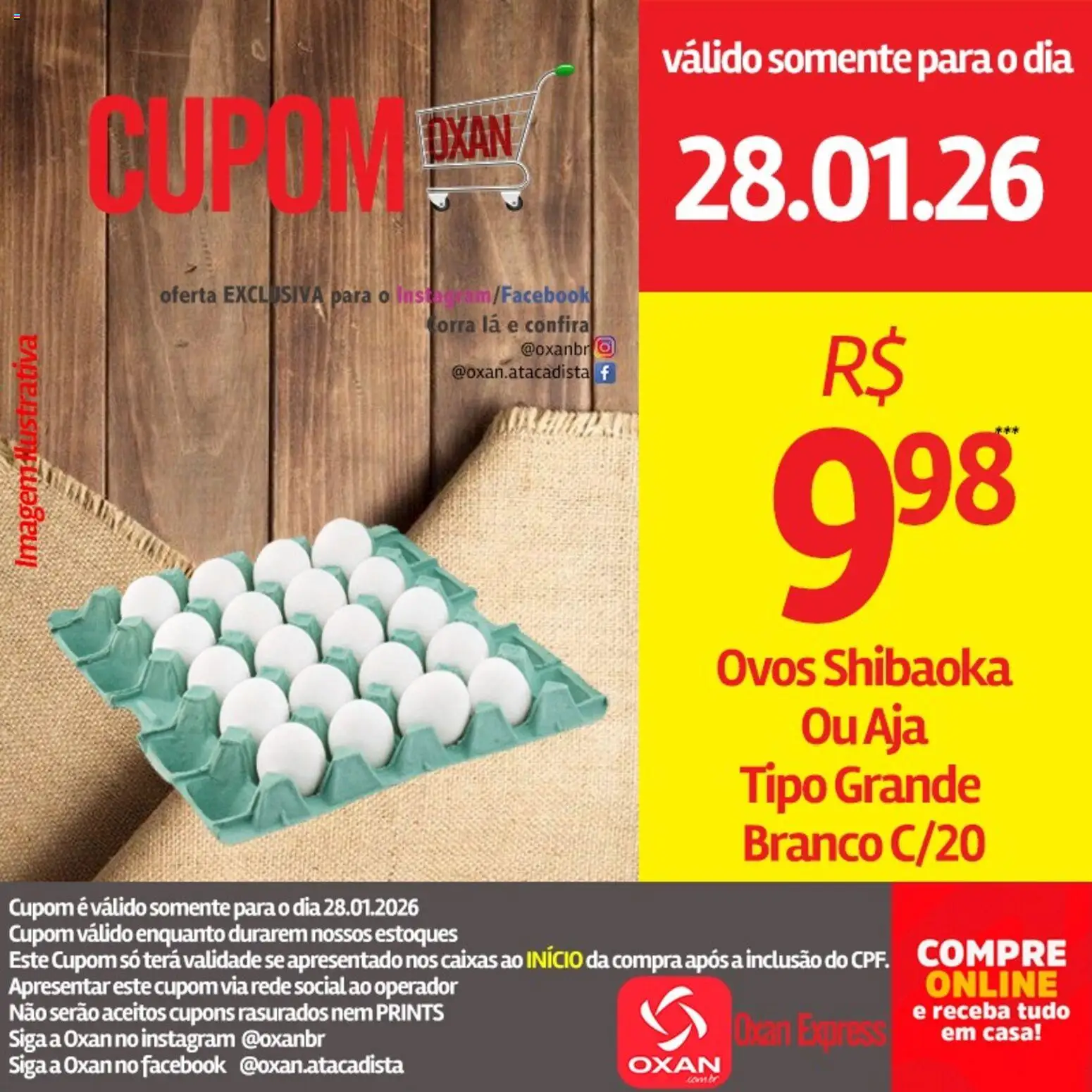 Oxan Atacadista Folheto - válido de 28.01.2026 | Página: 12 | Produtos: Ovos