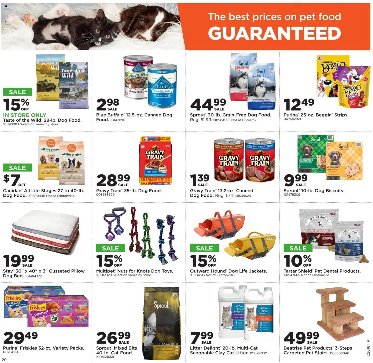 Mills Fleet Farm Weekly Ad - valid from 27.04.2026 | Page: 27 | Products: Cat Food, Nuts, Vegetables, Seafood