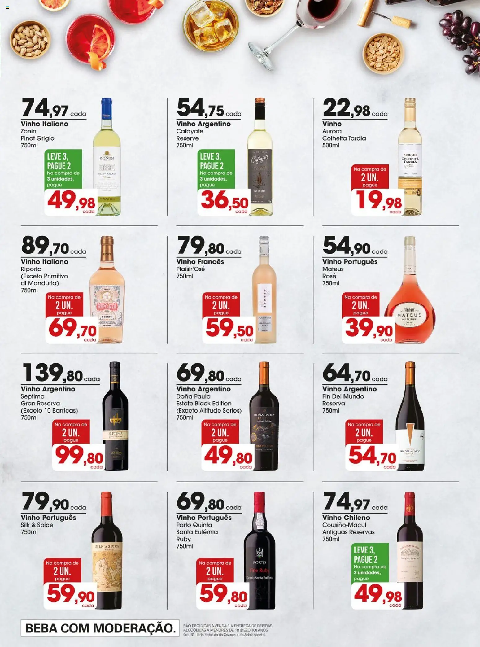 Zaffari Folheto - válido de 28.04.2026 | Página: 19 | Produtos: Vinho