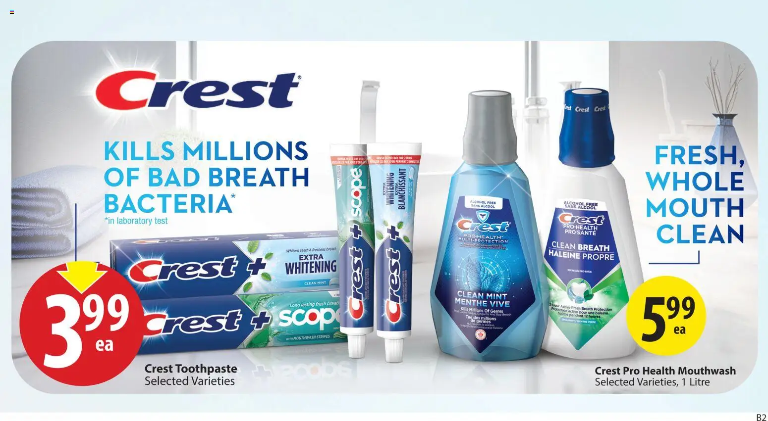 Save on foods flyer valid from 23.04.2026 | Page: 26 | Products: Toothpaste, Mouthwash
