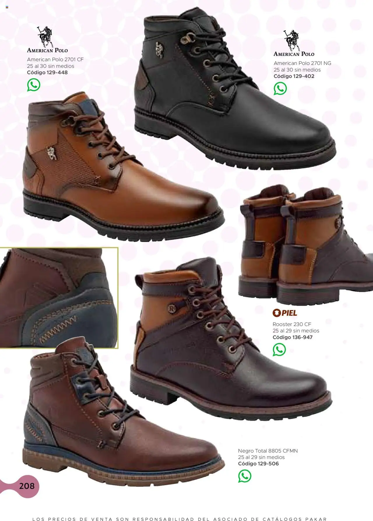 Nuevas ofertas de SC Pakar válidas en toda la República Mexicana desde el 24.07.2025. ¡Encuentra las mejores ofertas en SC Pakar - Catálogo Hombre otoño / invierno! | Página: 208