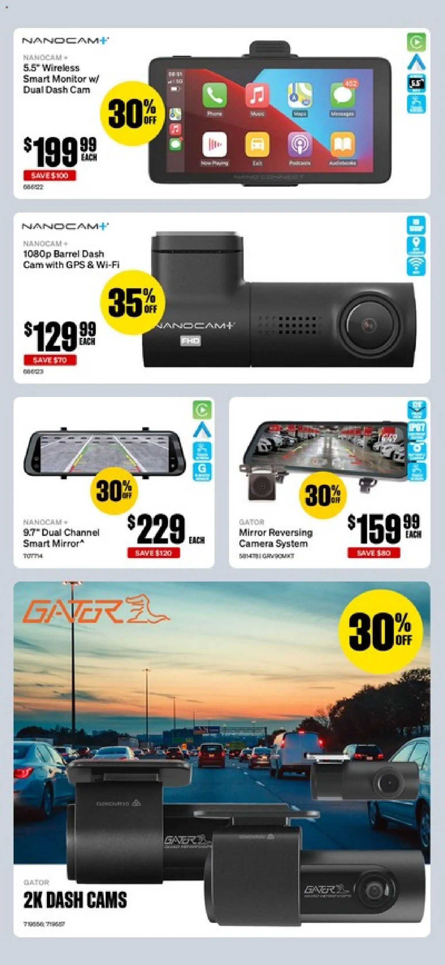 Supercheap Auto catalogue - valid from 19.03.2026 | Page: 27 | Products: Mirror, Monitor, Camera