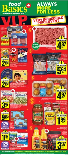 Preview of Food Basics weekly flyer - Kanata from shop Food Basics valid from 19.03.2026