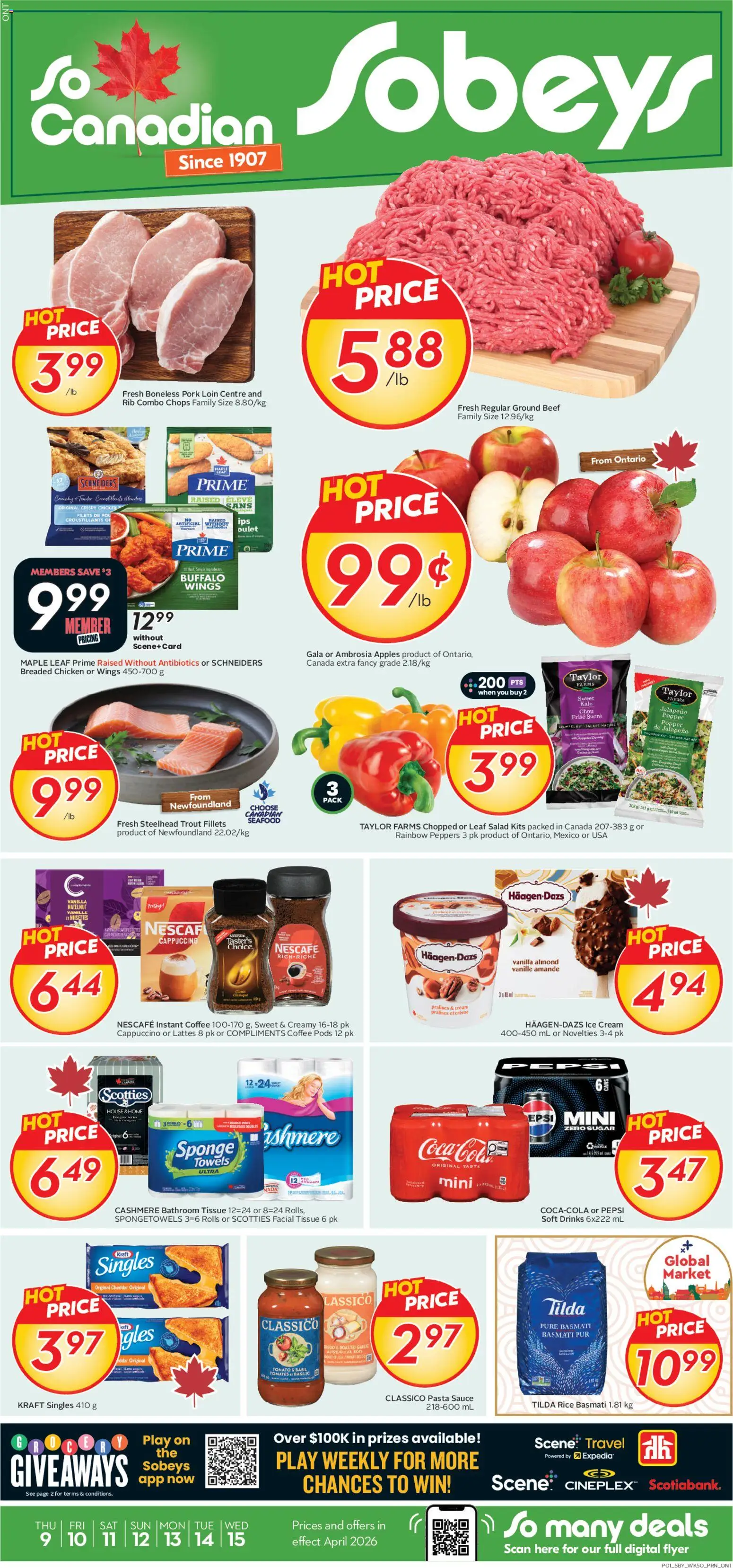 Sobeys flyer valid from 09.04.2026 | Page: 1