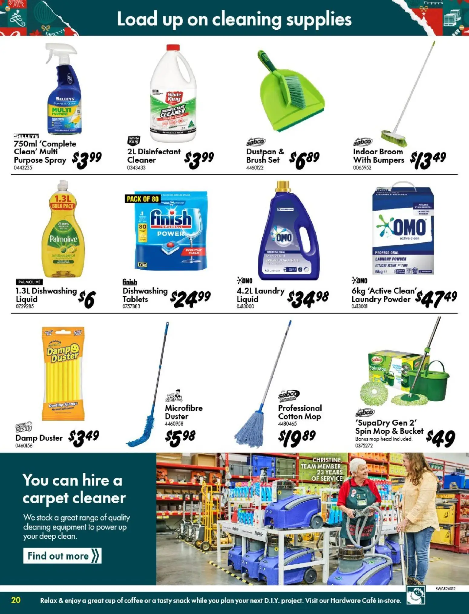 Bunnings Warehouse catalogue - valid from 05.11.2025 | Page: 20 | Products: Brush, Dustpan, Laundry, Broom