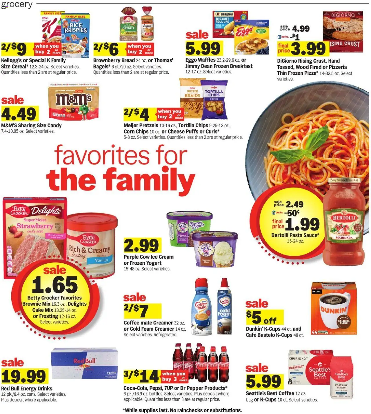 Meijer Weekly Ad - MI - valid from 06.07.2025 | Page: 4 | Products: Corn, Cheese, Rice, Chips
